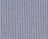 35 cm Reststück Italienischer Leinen-Baumwollstoff für Hemden und Blusen "Tessil", Streifen-Design, gedecktes blau-weiß