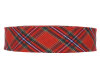 Baumwoll-Schrägband Schottenkaro rot 18 mm