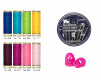 Nähfadenset Allesnäher mit PRYM Nähnadeln und Nadelgreifer, Gütermann