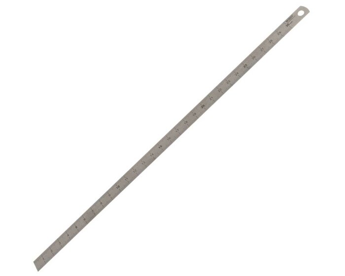 Metalllineal mit cm-inch-Skala, Bohin 30 cm