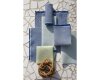 Outdoor-Dekostoff aus dralon® OZEAN, teflonbeschichtet, Fischgrat, blau