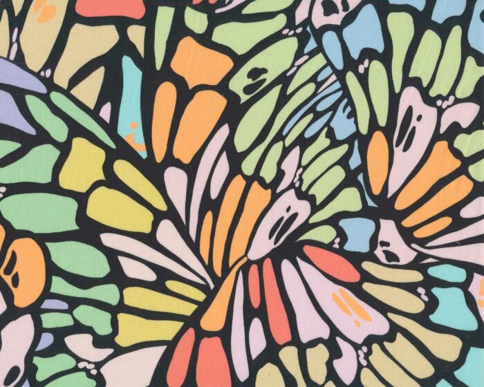 Baumwoll-Popeline mit Stretch TORBEN, Schmetterlingsflügel, Hilco