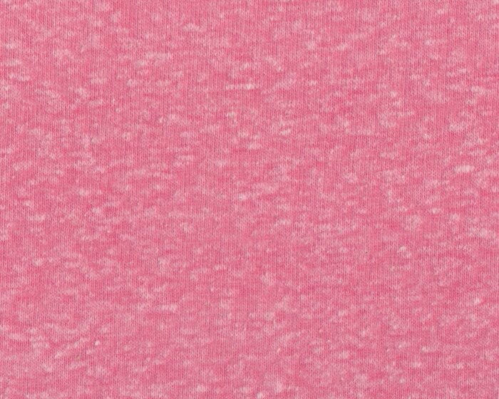 70 cm Reststück MIT FEHLER Feiner Baumwoll-Bouclé-Strick NICITA, rosa-wollweiß meliert
