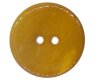 Glänzender Muschelknopf RIVER SHELL, Perlmuttoptik ocker 10 mm