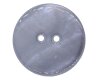 Glänzender Muschelknopf RIVER SHELL, Perlmuttoptik grau 10 mm