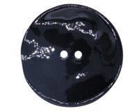 Glänzender Perlmuttknopf CIERRA 10 mm schwarz