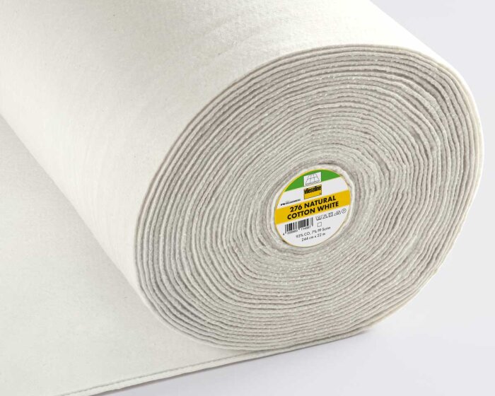Baumwoll-Volumenvlies 276 NATURAL COTTON WHITE, Vlieseline