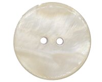 Glänzender Muschelknopf RIVER SHELL, Perlmuttoptik...