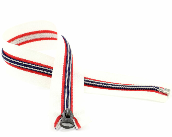 YKK Reißverschluss Kunststoffspirale DEKO-KOMBI, teilbar, maritim 40 cm