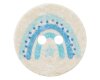 Kinderknopf REGENBOGEN, 2-Loch, recycelt, blau, Union Knopf