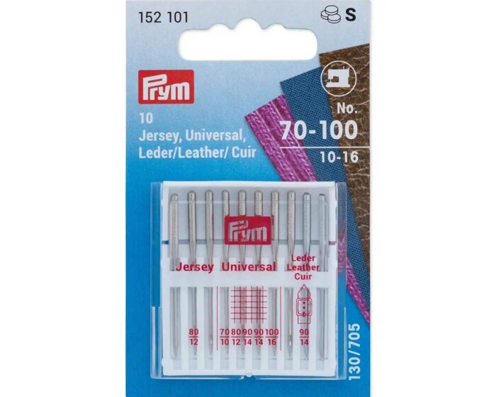 Nähmaschinennadeln SET, Jersey, Universal & Leder, 10 Stück, Prym