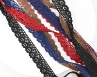 Klöppelspitze FLORO, geometrische Blumen