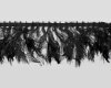 Fransenboa FRANGOJ, weiß und schwarz schwarz