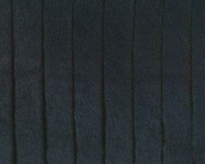 Italienisches Fellimitat TEGITA, Streifen, schwarz