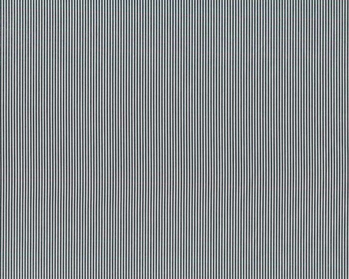 Italienischer Baumwollstoff CHIARA, Vichy-Streifen, blau-weiß