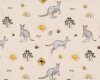 Baumwolljersey AUSTRALIEN, Kängurus, beige, Christiane Zielinski