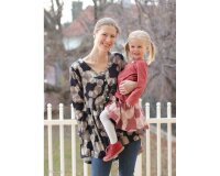 Viskosestoff NOVIEMBRE, Kreise, grau, Bienvenido Colorido