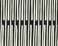 Baumwollsweatstoff PIANO, Streifen, schwarz-weiß, Bienvenido Colorido