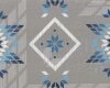 Baumwolljersey COZY EMBROIDERIES, Sterne und Streifen, grau, Lycklig Design