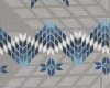 Baumwolljersey COZY EMBROIDERIES, Sterne und Streifen, grau, Lycklig Design