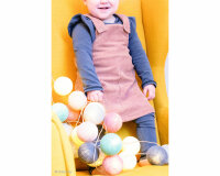 Cord-Nickistoff JUNA, rot