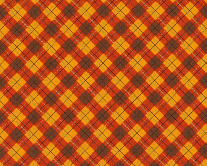 Metallic-Patchworkstoff SHADES OF THE SEASON 12, Glencheck-Karo, rot-gold, Robert Kaufmann