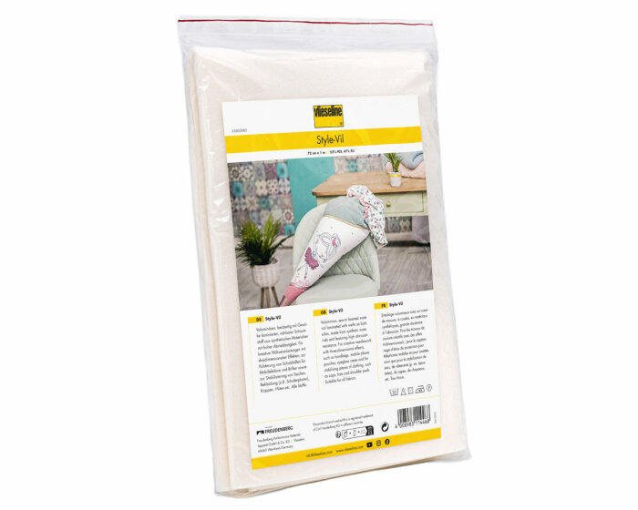 1 m Volumenvlies mit Schaumstoffkern STYLE-VIL, 72 cm x 1 m, Vlieseline