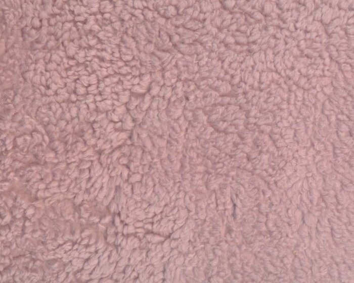 Baumwoll-Plüsch COLORED TEDDY, rosa, Hilco