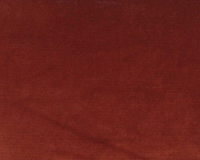 Feincord-Nickistoff CONNI, Quer-Rippen, rotbraun