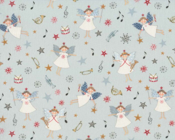 Baumwollstoff WEIHNACHTSSTADT, Acufactum, 29,99 €