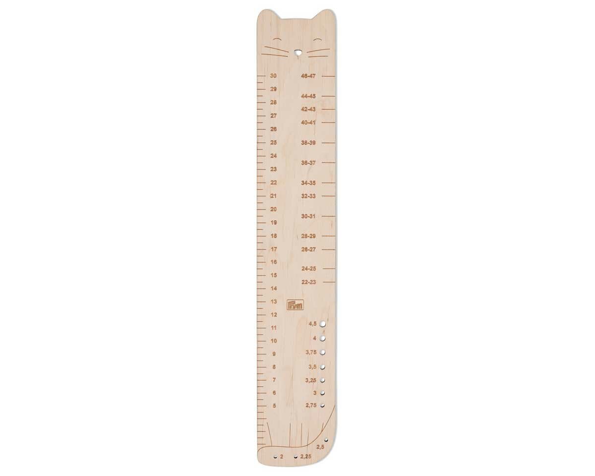 Prym Nadelmaß KST – Praktischer Helfer Zum Messen Von Stricknadelstärken (2–10 Mm)