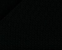 85 cm Reststück Fülliger Doubleface Walk-Strick-Stoff DAVOS, schwarz