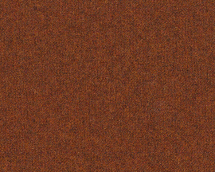 60 cm Reststück MIT FEHLER Polsterstoff CHALET, Loden-Wollfilz, rostbraun