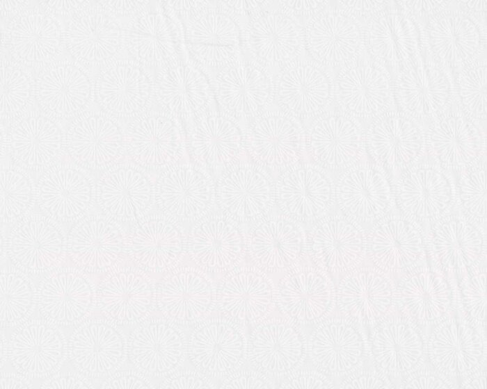 45 cm Reststück Patchworkstoff NIGHT & DAY, Blumenkreise, weiß, Benartex
