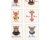 Zweigeteiltes Reststück 60-cm-Rapport Patchworkstoff...