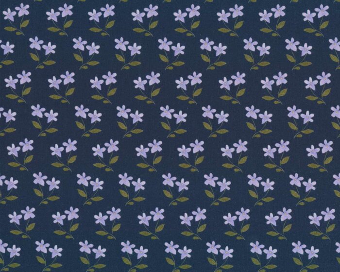 Baumwoll-Popeline EMILIE, Veilchen, dunkelblau, Hilco