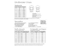 Unisex-Schnittmuster Windbreaker, fadenkäfer