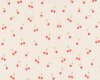 Double Gauze CHERRIES, Kirschen, creme, Hilco