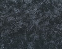 25 cm Reststück Patchworkstoff VINCENT VAN GOGH, Iris-Feld bei Arles, Hintergrund, dunkelgrau-schwarz