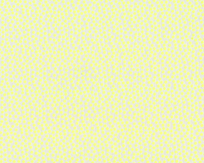 65 cm Reststück Baumwollbatist NEON DOTS, Punkte, gelb, Hilco