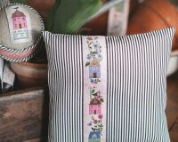 Webband HÄUSER & BLÜTEN von Acufactum