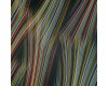 85 cm Reststück Viskosesatinstoff VALENTINE, Linien, schwarz, Hilco