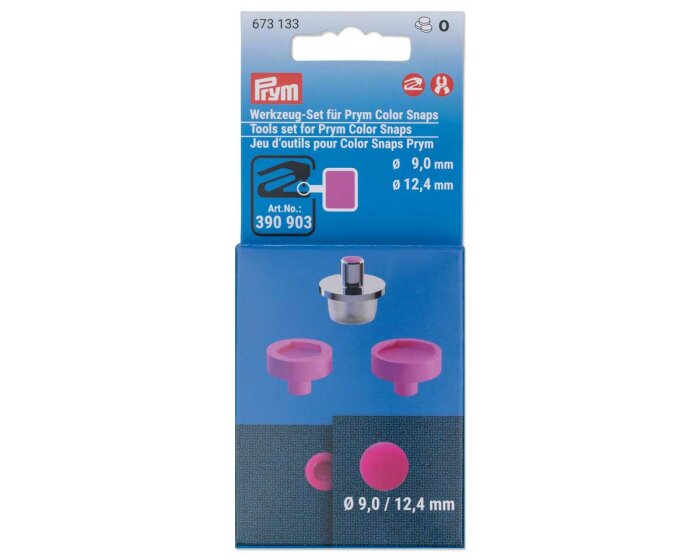 Vario Creative Tool Zusatz-Werkzeug für Druckknöpfe COLOR SNAPS, 9 und 12,4 mm, Prym