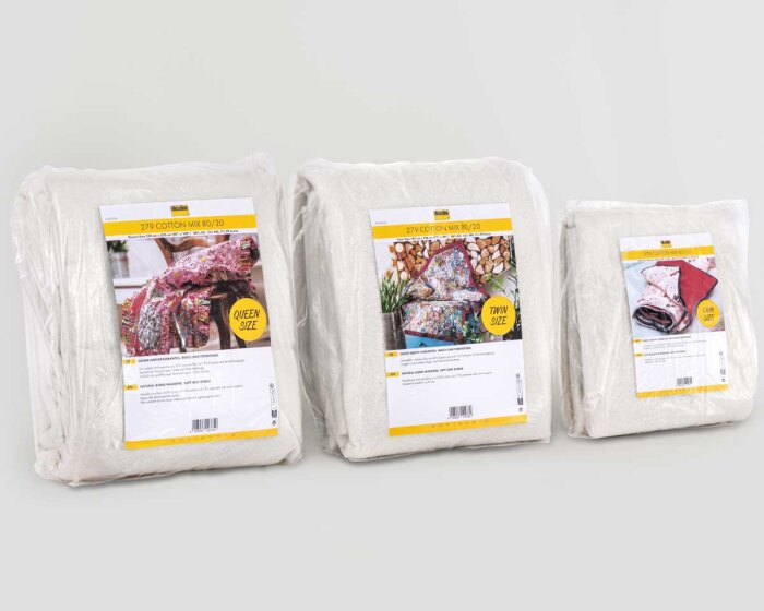 Volumenvlies 279 COTTON MIX 80/20, 2 Größen, Vlieseline