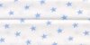 Baumwoll-Schrägband ESTRELLAS, Sterne, 4 Farben hellblau 30 mm