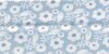 Baumwoll-Schrägband FLORES, Blumen, 6 Farben hellblau 18 mm