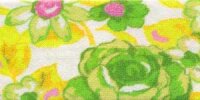 Baumwoll-Schrägband FRUTA, Rosen und Zitronen, 5...