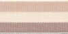 Baumwoll-Ripsband STRIPY mit Streifen, 6 Farben beige-braun