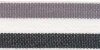 Baumwoll-Ripsband STRIPY mit Streifen, 6 Farben grau-schwarz