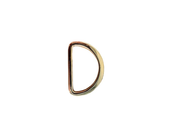 D-Ringe aus Metall ANILLO in gold, silber und schwarz gold 26 mm